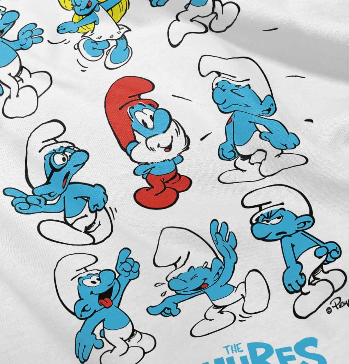 imageSmurfs Squad Papa Smurfette Cartoon Toddler Boy Girl T ShirtWhite