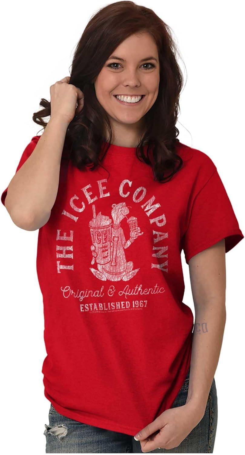 imageThe ICEE Company Vintage Polar Bear Logo Graphic T Shirt Men or WomenAntique Cherry Red