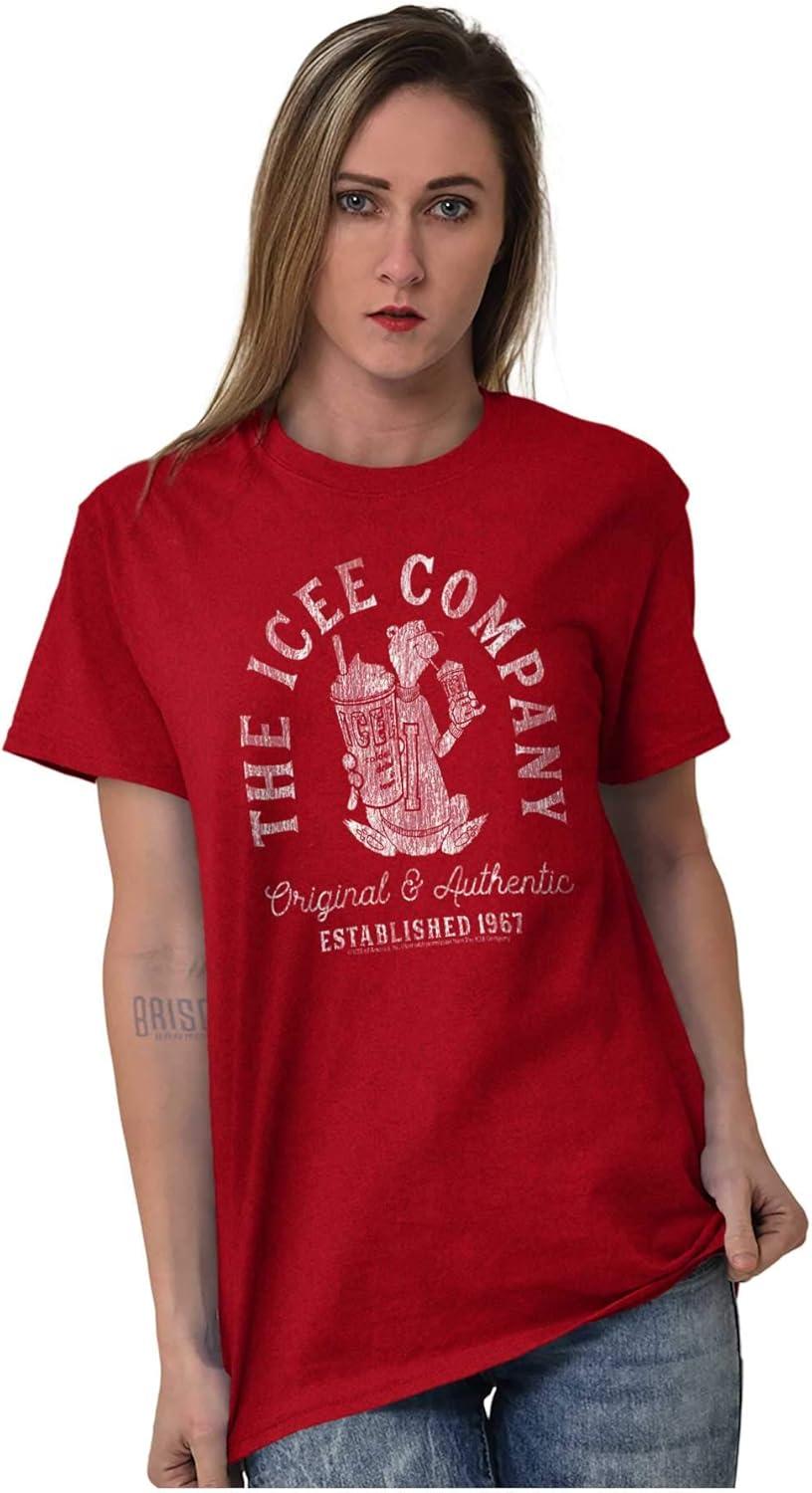 imageThe ICEE Company Vintage Polar Bear Logo Graphic T Shirt Men or WomenAntique Cherry Red