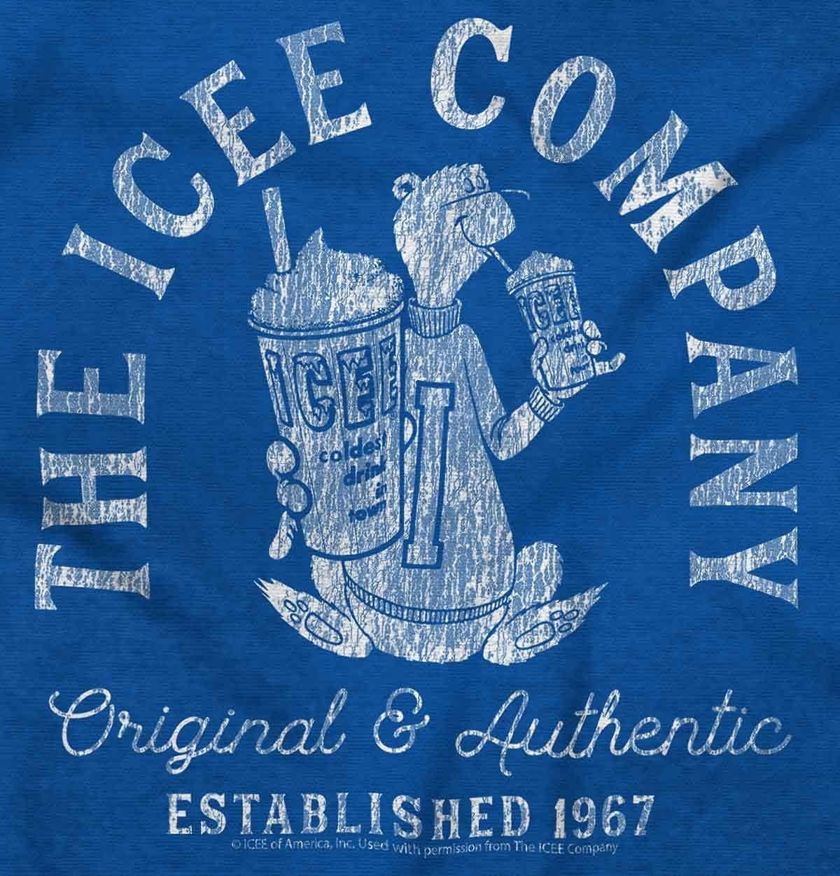 imageThe ICEE Company Vintage Polar Bear Logo Graphic T Shirt Men or WomenRoyal