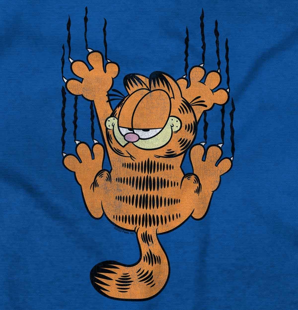 imageWomens Maternity Funny Garfield Cartoon Scratching Cat Pregnancy DressRoyal