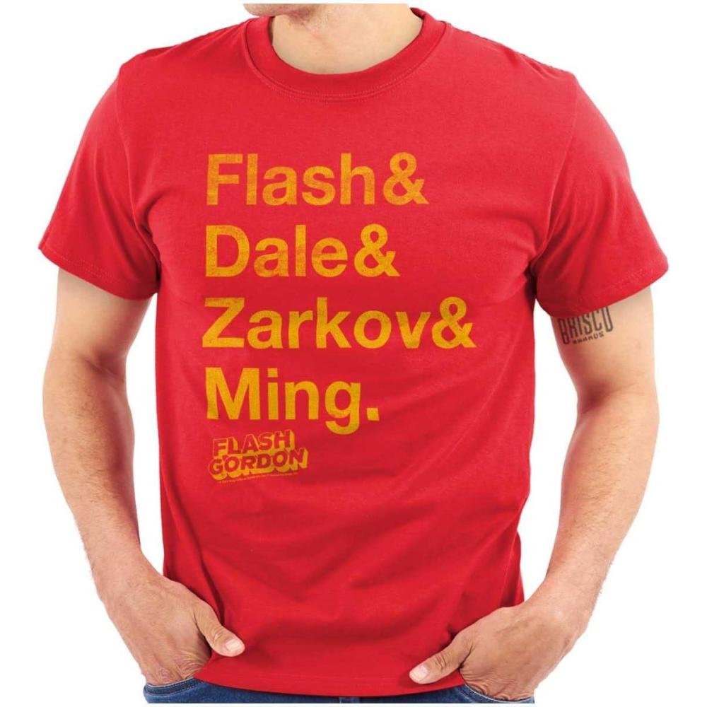 imageBrisco Brands Flash Gordon Comic Book Characters Graphic T Shirt Men or WomenRed