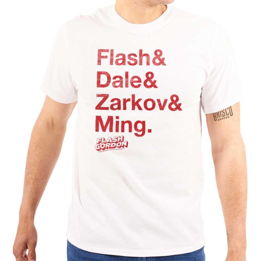 imageBrisco Brands Flash Gordon Comic Book Characters Graphic T Shirt Men or WomenWhite