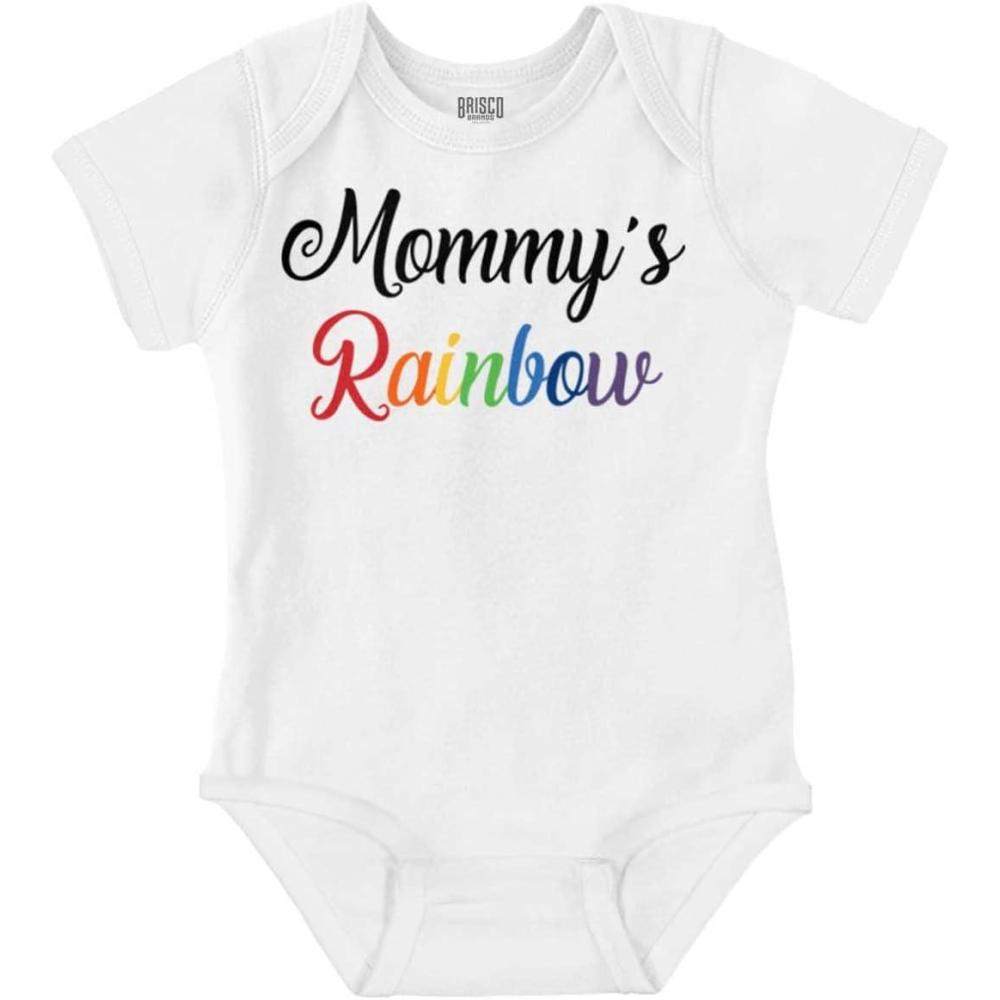 imageBrisco Brands Mommys Rainbow Special Cute Adorable Baby Bodysuit Jumper GirlsWhite