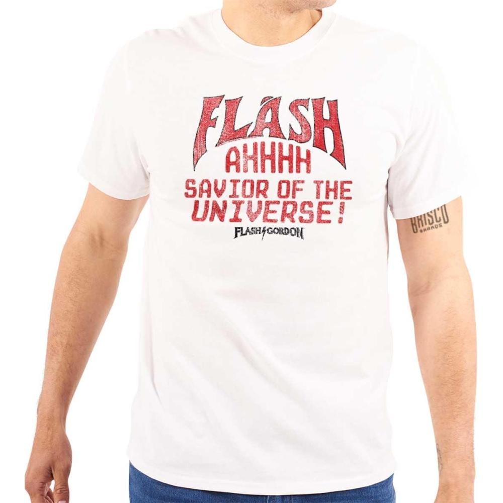 imageFlash Gordon Logo Vintage Comic Hero Graphic T Shirt Men or WomenWhite