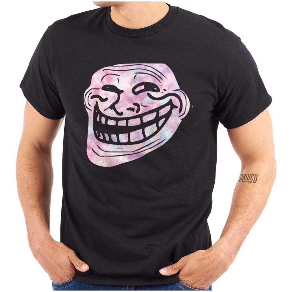 imageFunny Internet Troll Face Meme Graphic T Shirt Men or WomenBlack