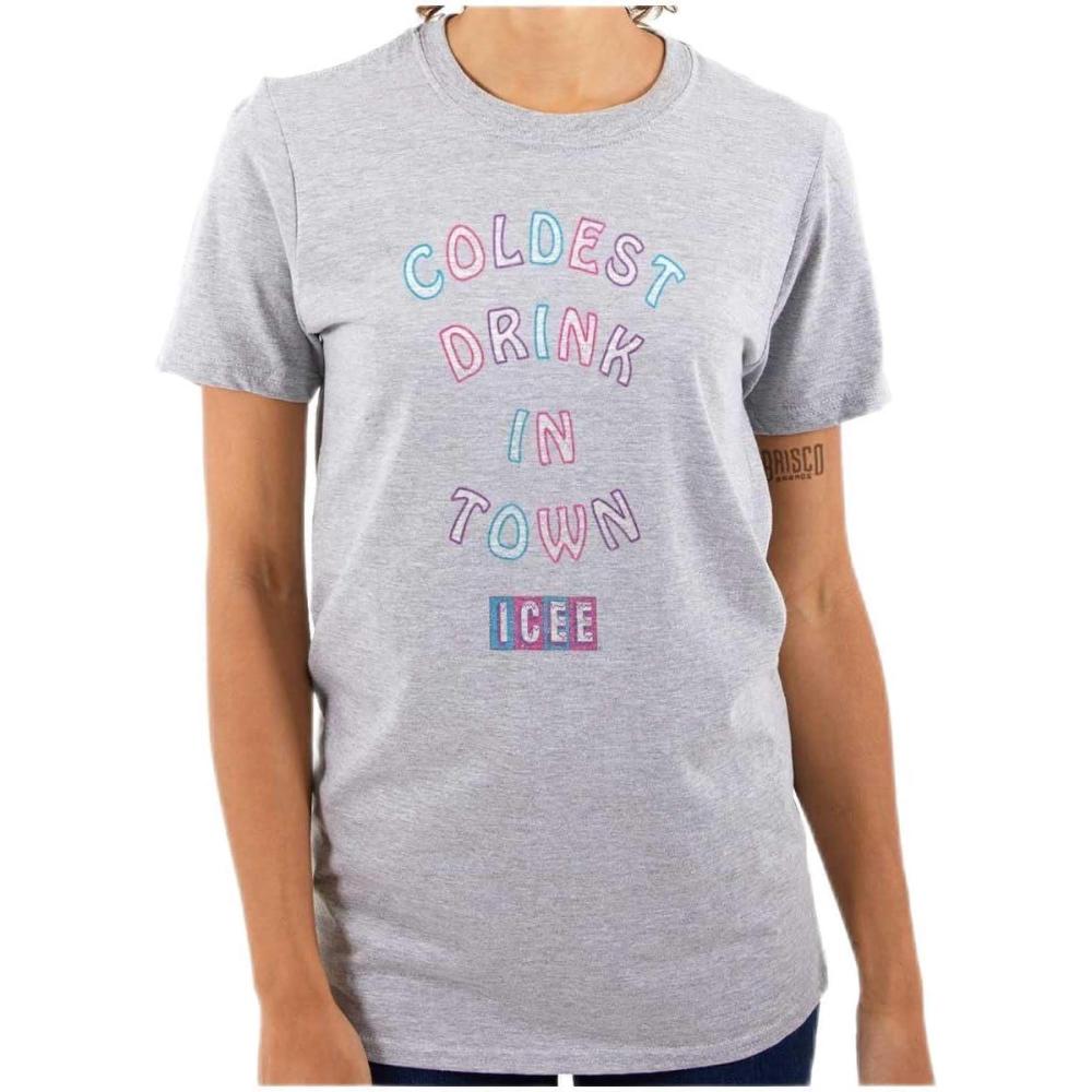 imageICEE Coldest Drink in Town Logo Womens Graphic T Shirt TeesSport Grey