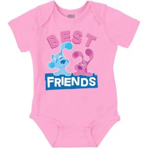 Brisco Brands Blues Clues Magenta Best Friends Baby Romper Boys or Girls(Pink)