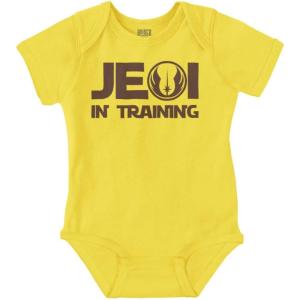 Brisco Brands Master Galaxy Nerdy Geeky Baby Romper Boys or Girls(Zest)