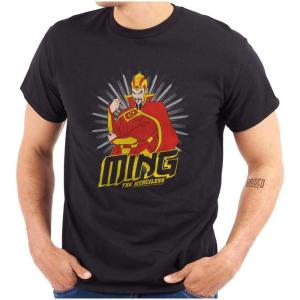 Brisco Brands Ming Merciless Flash Gordon Comics Graphic T Shirt Men or Women(Black)