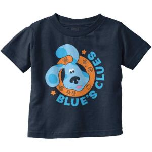 Cute Blues Clues Puppy and Friends Toddler Boy Girl T Shirt(Navy)