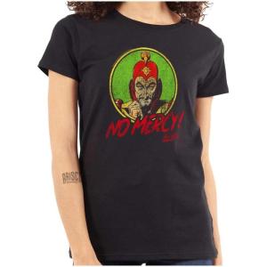 Flash Gordon Ming Merciless No Mercy Womens Slim Fit Graphic Tee(Black)