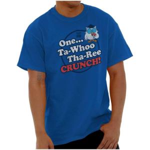Retro Mr. Owl How Many Licks Lollipop Graphic T Shirt Men or Women(Heather Sapphire)