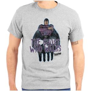The Phantom Vintage Ghost Who Walks Graphic T Shirt Men or Women(Sport Grey)