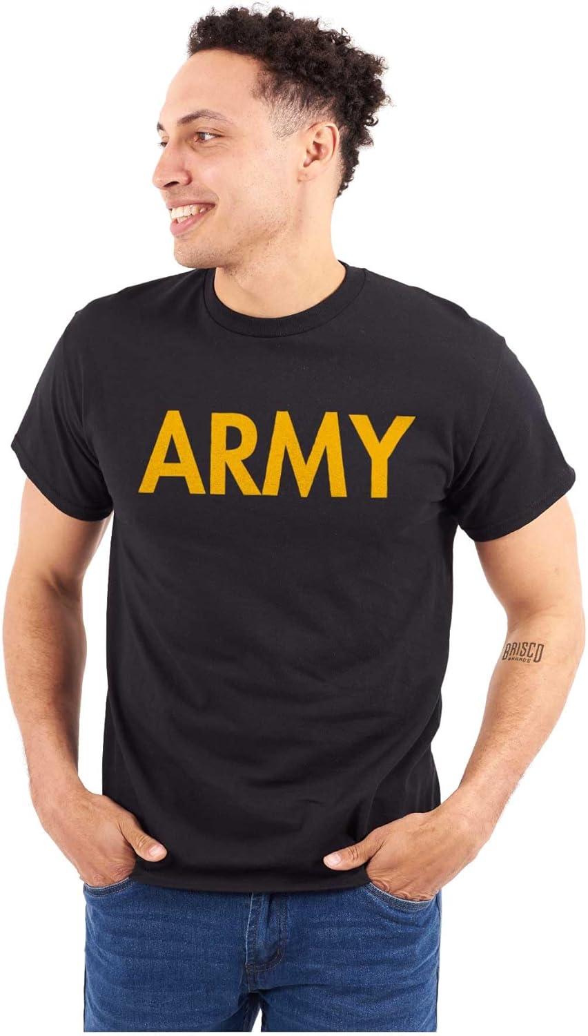imageArmy Military Physical Training PT Exercise Workout Graphic T ShirtBlack
