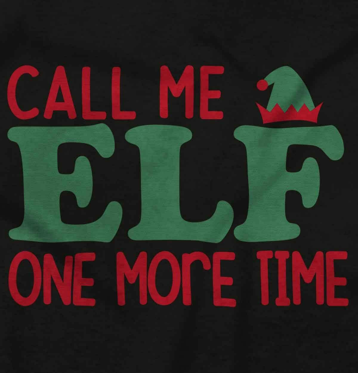 imageBrisco Brands Christmas Call Me Elf One More Time Baby Romper Boys or GirlsBlack