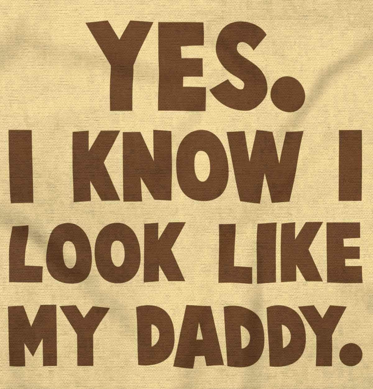 imageBrisco Brands Cute I Look Like Daddy Dad Joke Baby Bodysuit Jumper BoysBanana