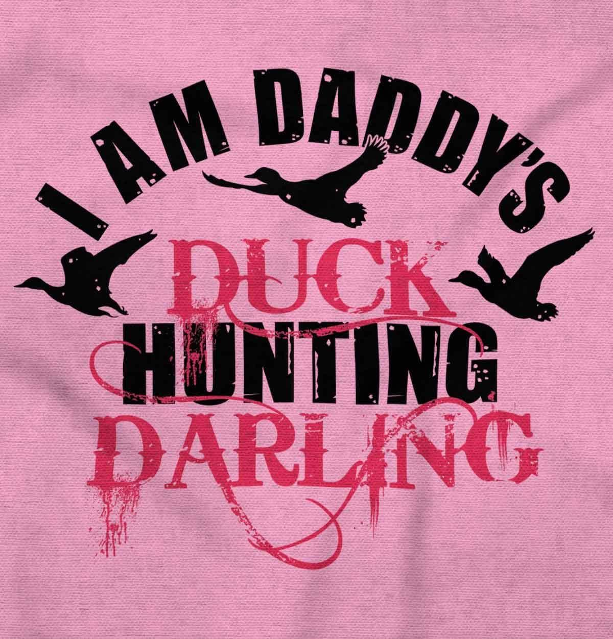imageBrisco Brands Fathers Day Daddys Hunting Darling Baby Bodysuit Jumper GirlsPink