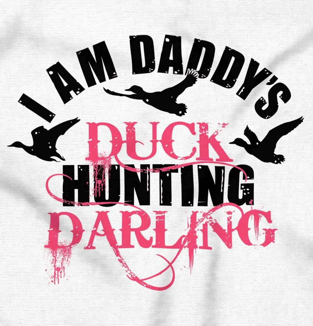 imageBrisco Brands Fathers Day Daddys Hunting Darling Baby Bodysuit Jumper GirlsWhite