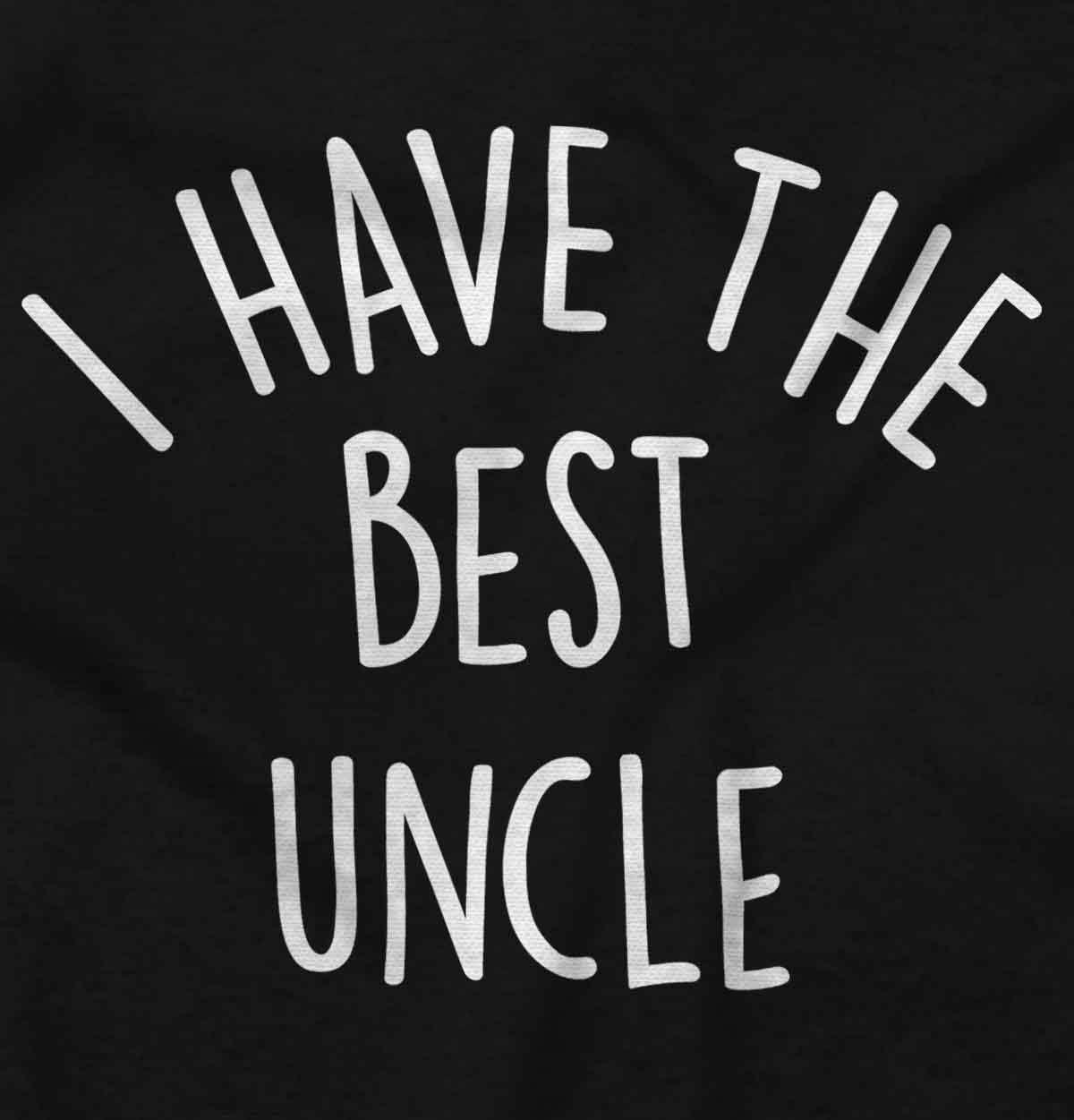 imageBrisco Brands I Have The Best Uncle Adorable Toddler Boy Girl T ShirtBlack