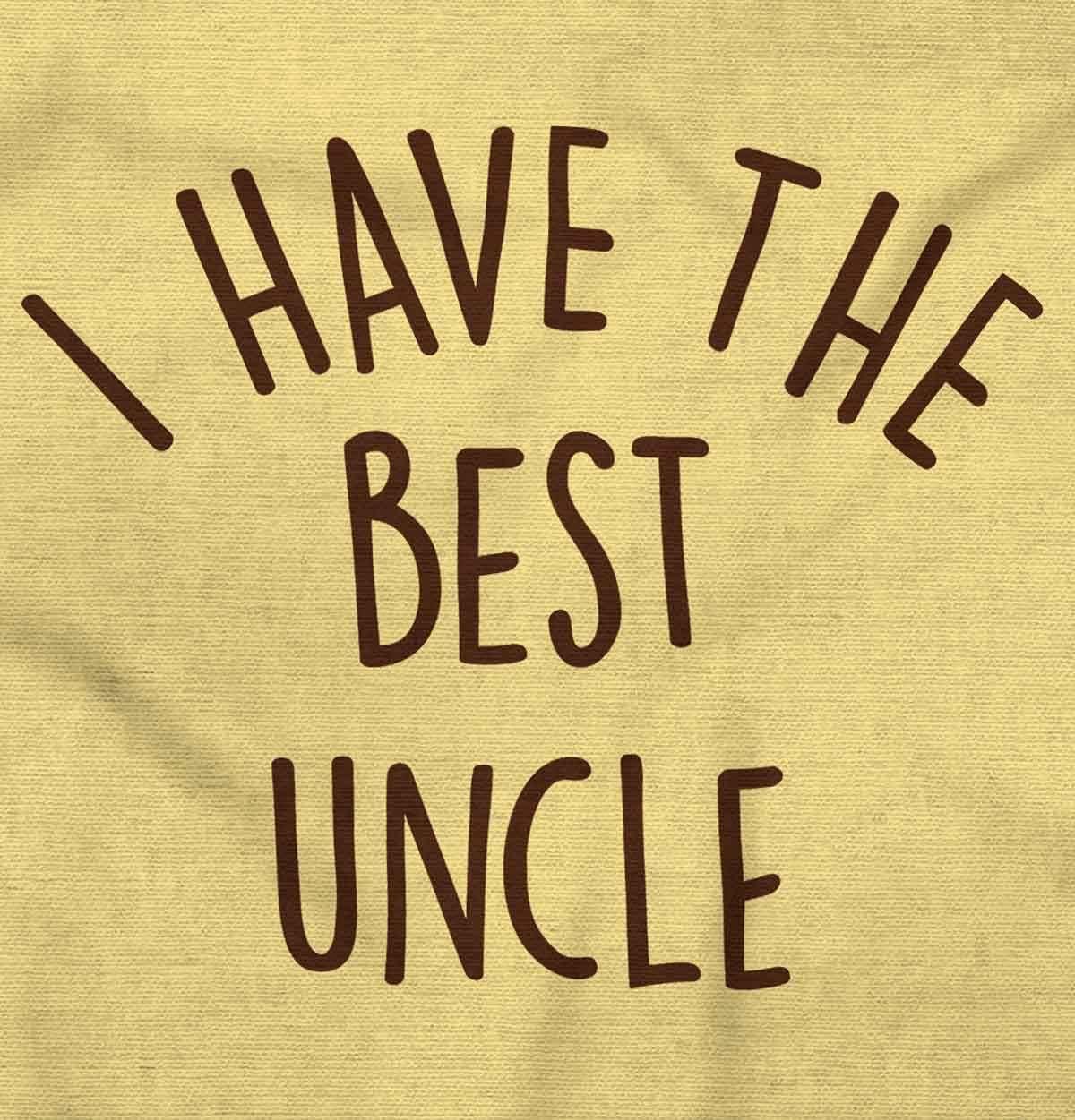 imageBrisco Brands I Have The Best Uncle Adorable Toddler Boy Girl T ShirtButter