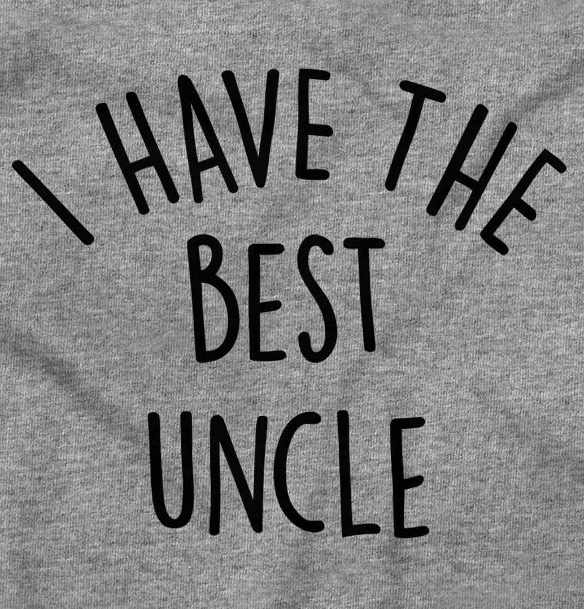 imageBrisco Brands I Have The Best Uncle Adorable Toddler Boy Girl T ShirtHeather