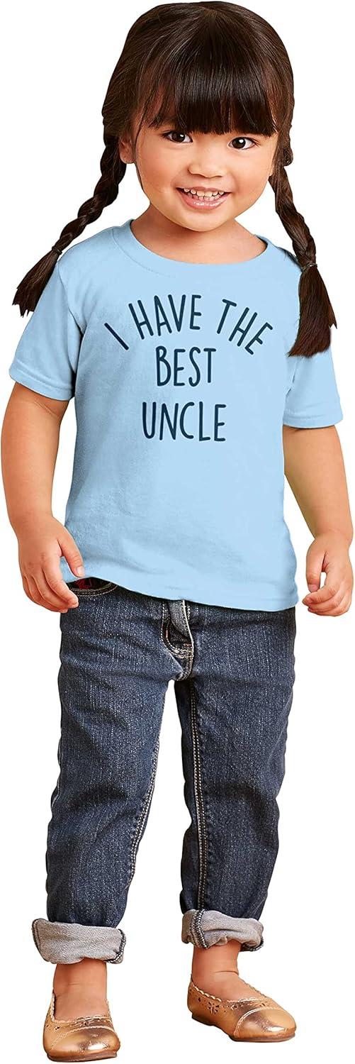 imageBrisco Brands I Have The Best Uncle Adorable Toddler Boy Girl T ShirtLight Blue