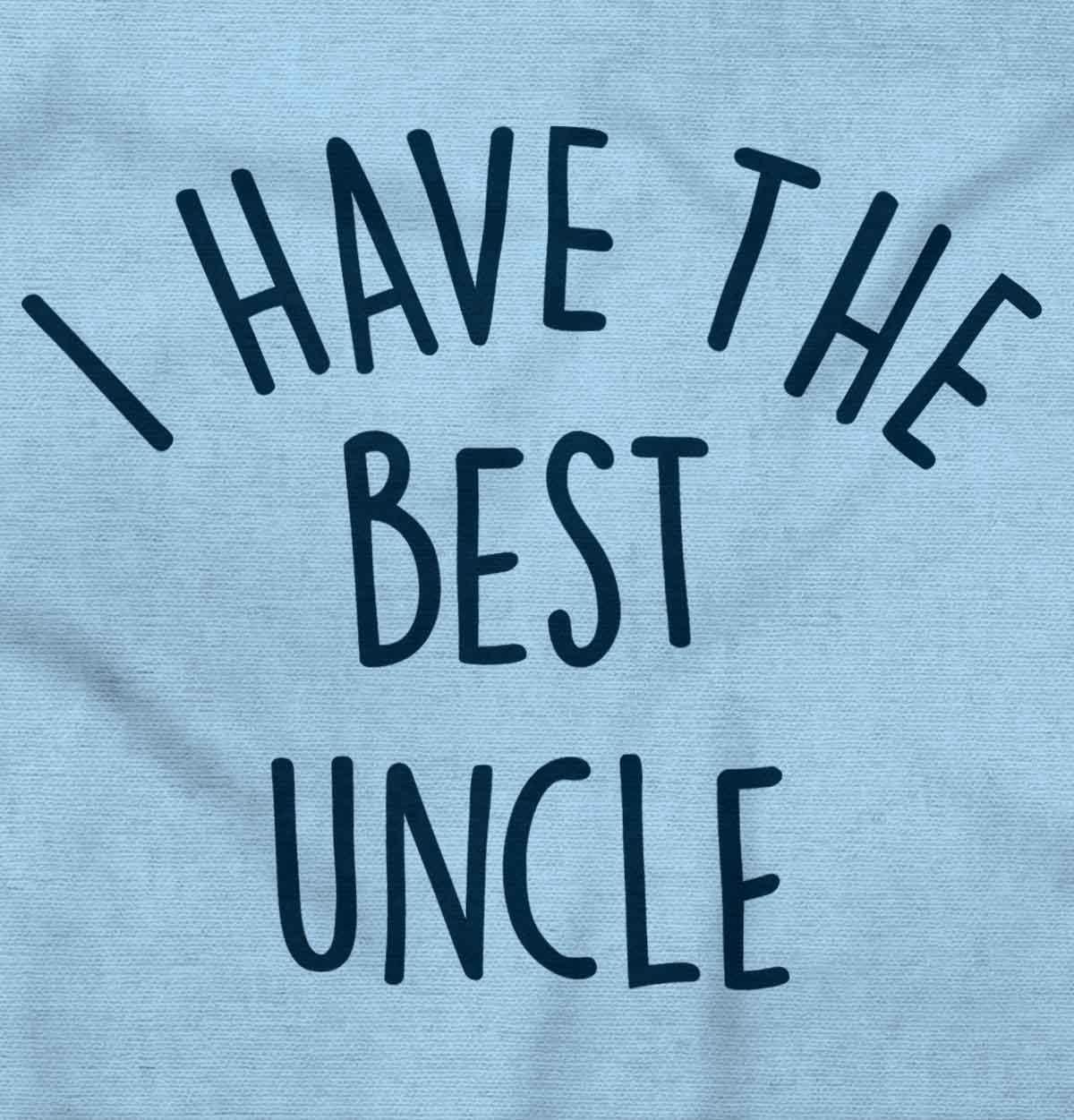 imageBrisco Brands I Have The Best Uncle Adorable Toddler Boy Girl T ShirtLight Blue
