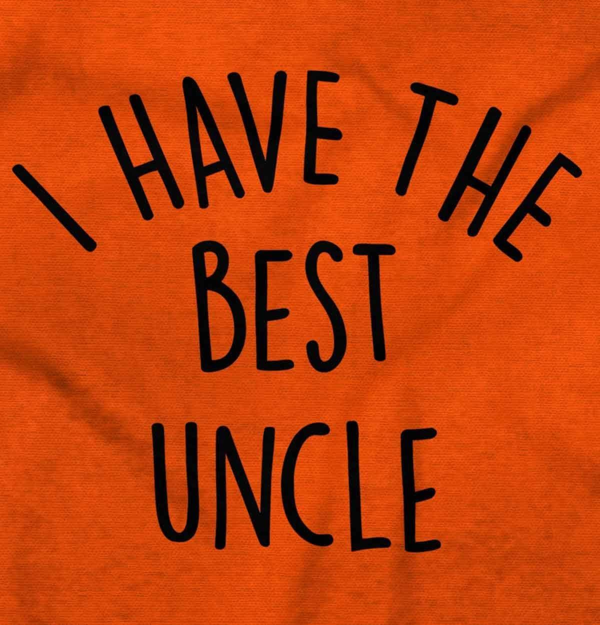 imageBrisco Brands I Have The Best Uncle Adorable Toddler Boy Girl T ShirtOrange