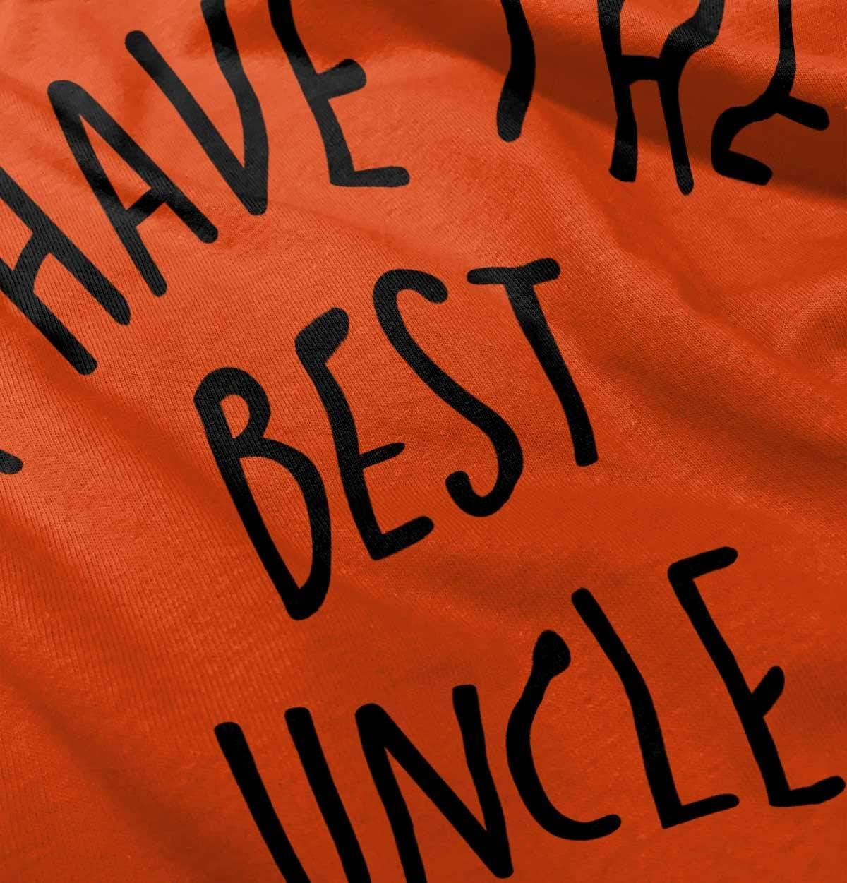 imageBrisco Brands I Have The Best Uncle Adorable Toddler Boy Girl T ShirtOrange