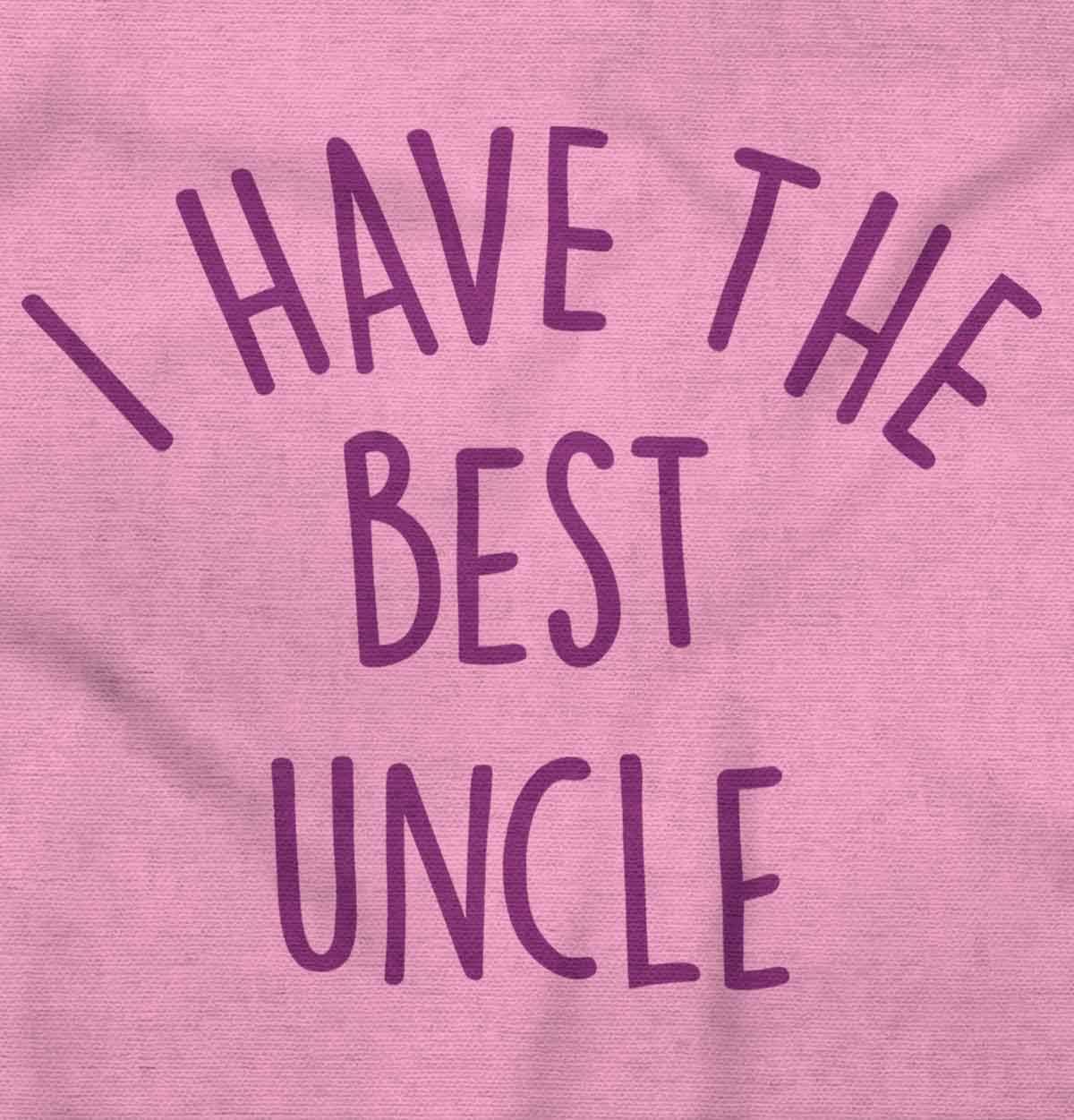 imageBrisco Brands I Have The Best Uncle Adorable Toddler Boy Girl T ShirtPink