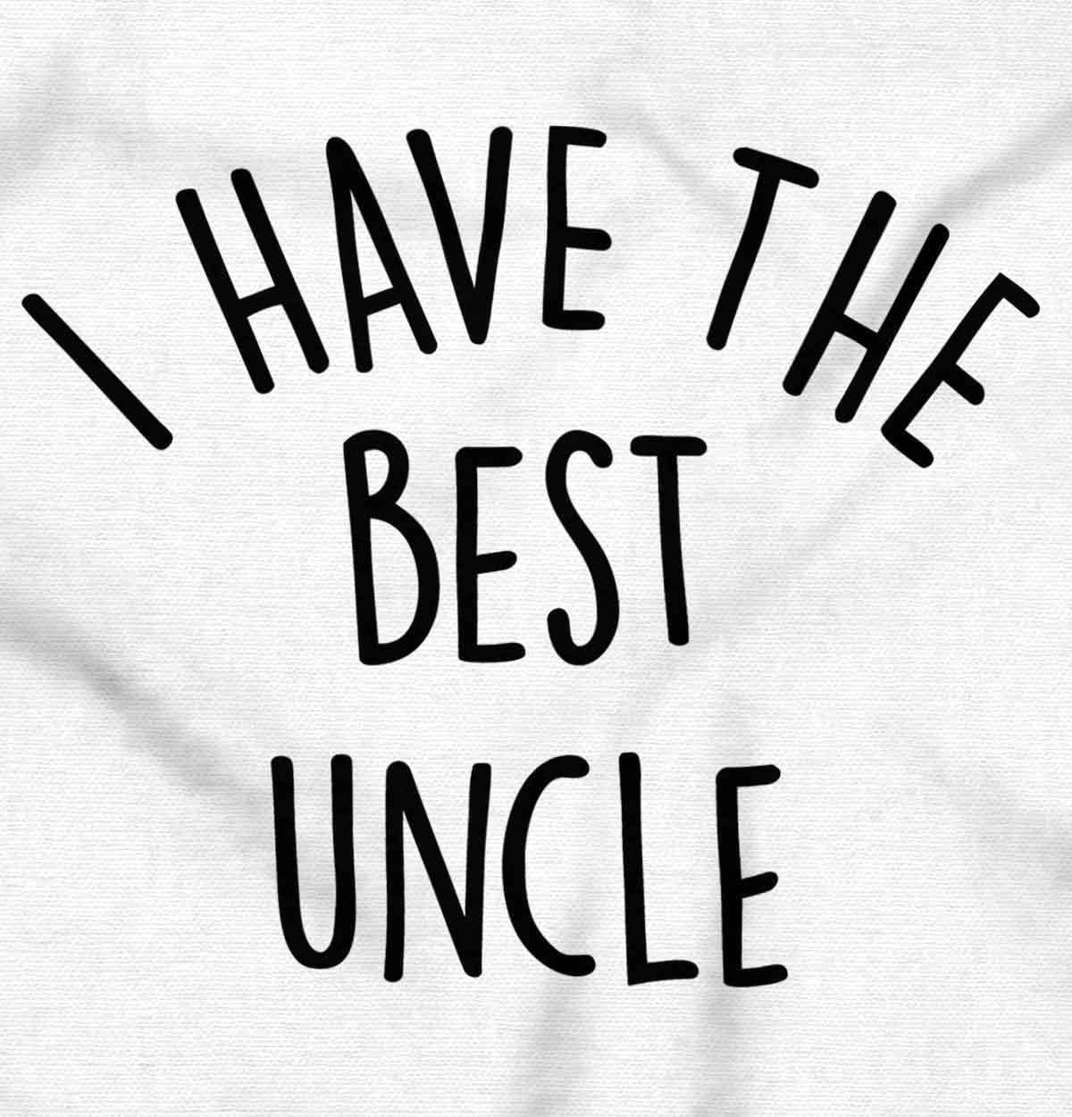 imageBrisco Brands I Have The Best Uncle Adorable Toddler Boy Girl T ShirtWhite