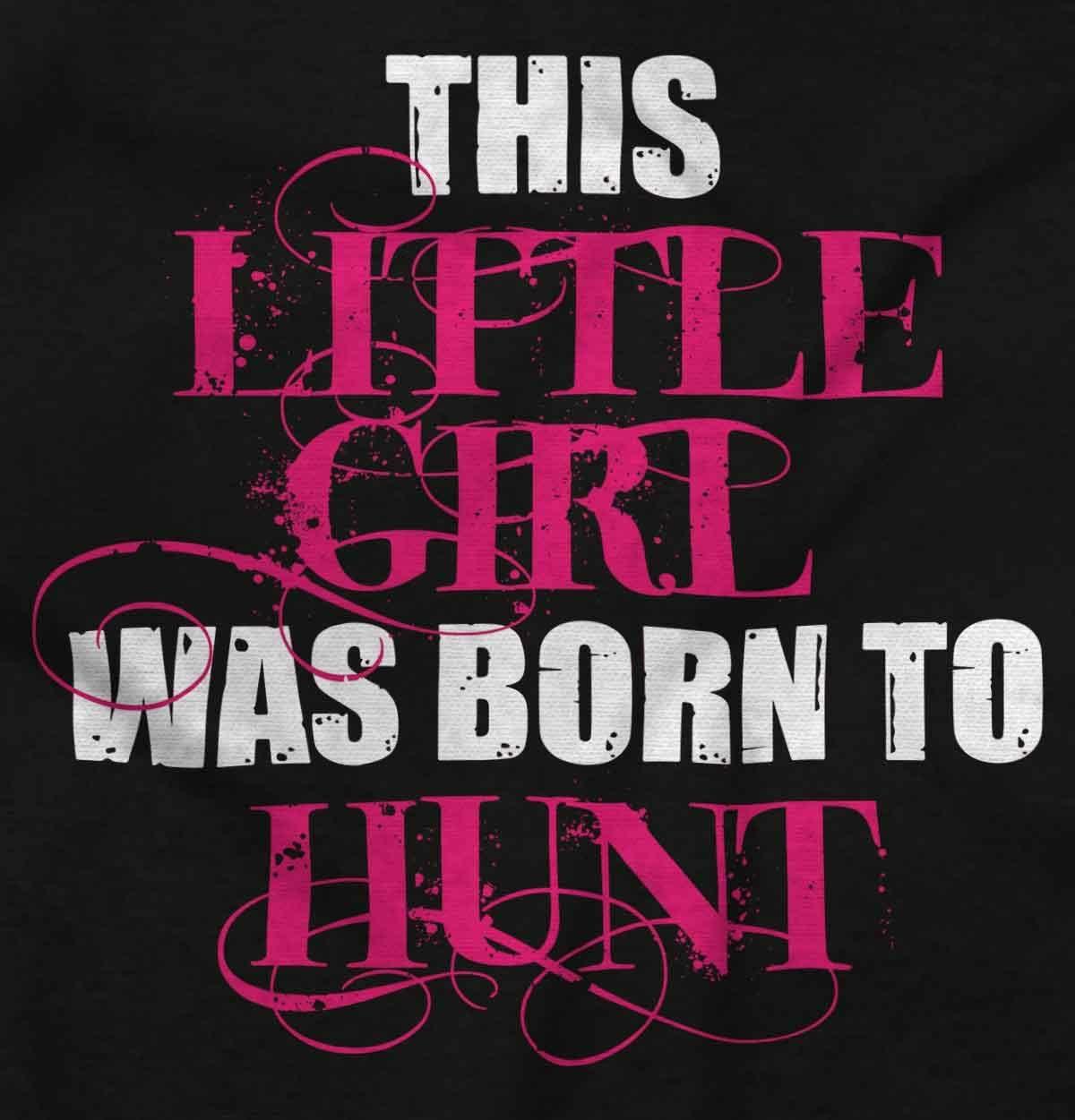 imageBrisco Brands Little One Born Hunt Deer Hunter Baby Bodysuit Jumper GirlsBlack