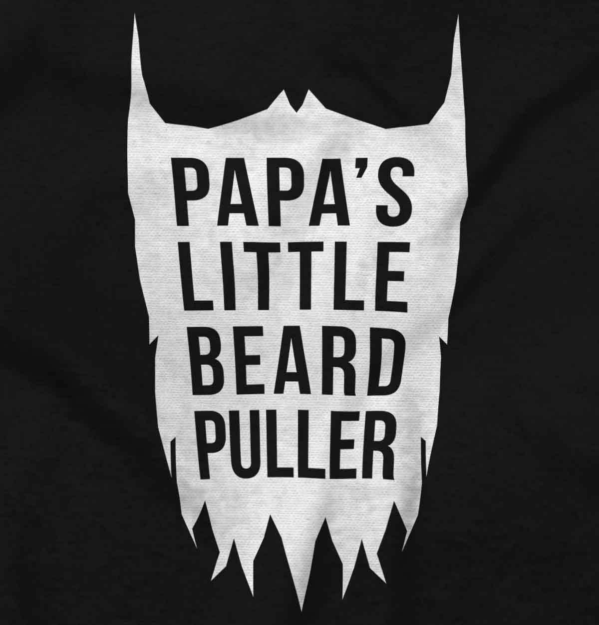 imageBrisco Brands Papas Little Beard Puller Humor Baby Romper Boys or GirlsBlack