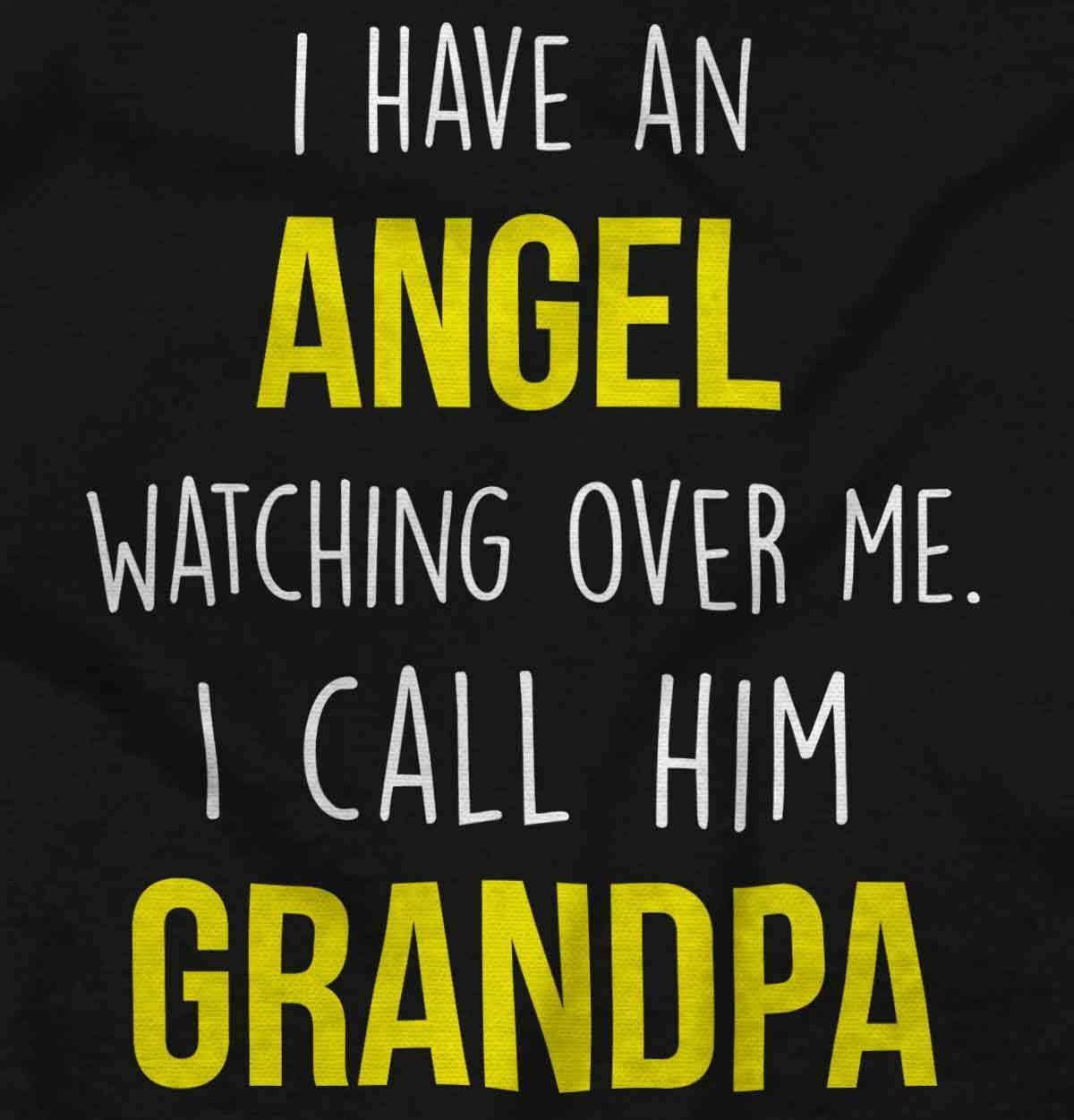 imageBrisco Brands Sweet Grandfather Angel Love Memories Baby Romper Boys or GirlsBlack