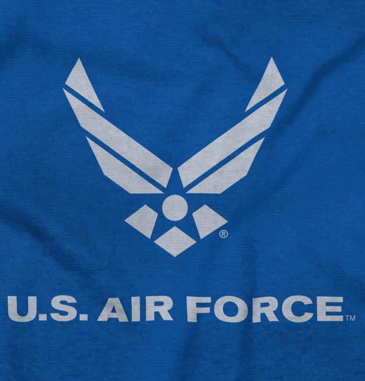 imageBrisco Brands US Air Force Symbol USAF Official Sweatshirt for Men or WomenRoyal