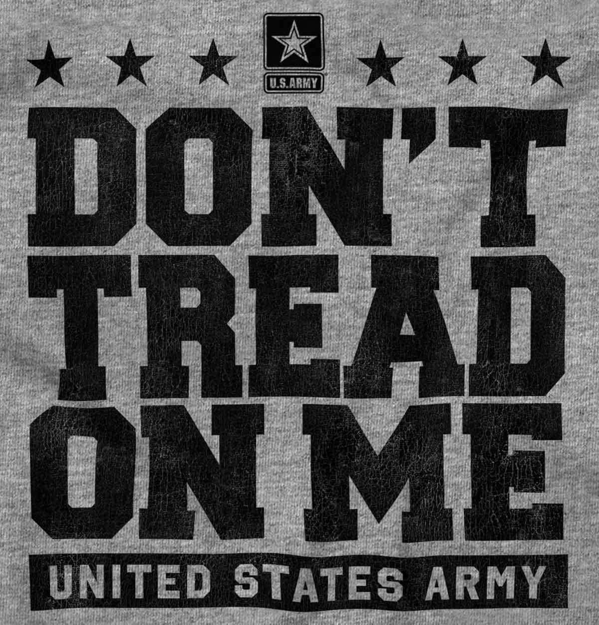 imageBrisco Brands US Army Gadsden Flag Slogan Saying Hoodie Sweatshirt Women MenSport Grey