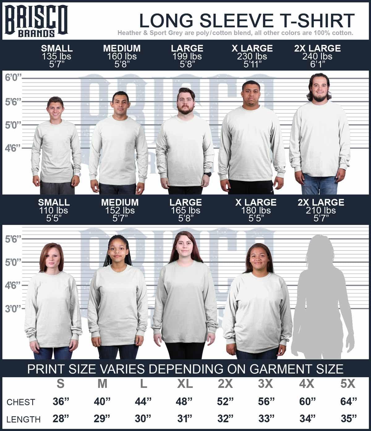 imageBrisco Brands US Army My Mom Defending Freedom Long Sleeve Tshirt Men WomenWhite