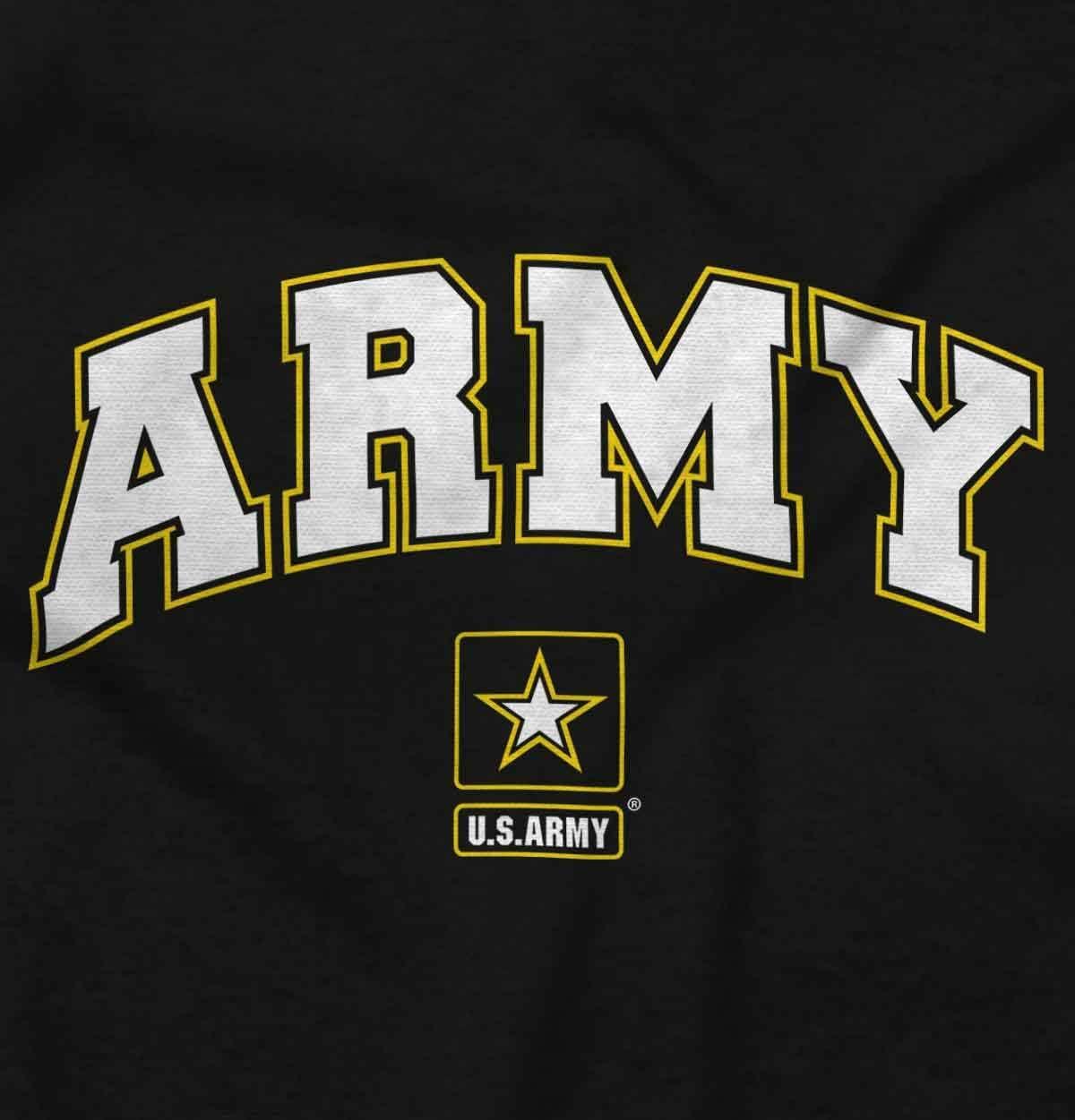 imageBrisco Brands United States Army American USA Sweatshirt for Men or WomenBlack