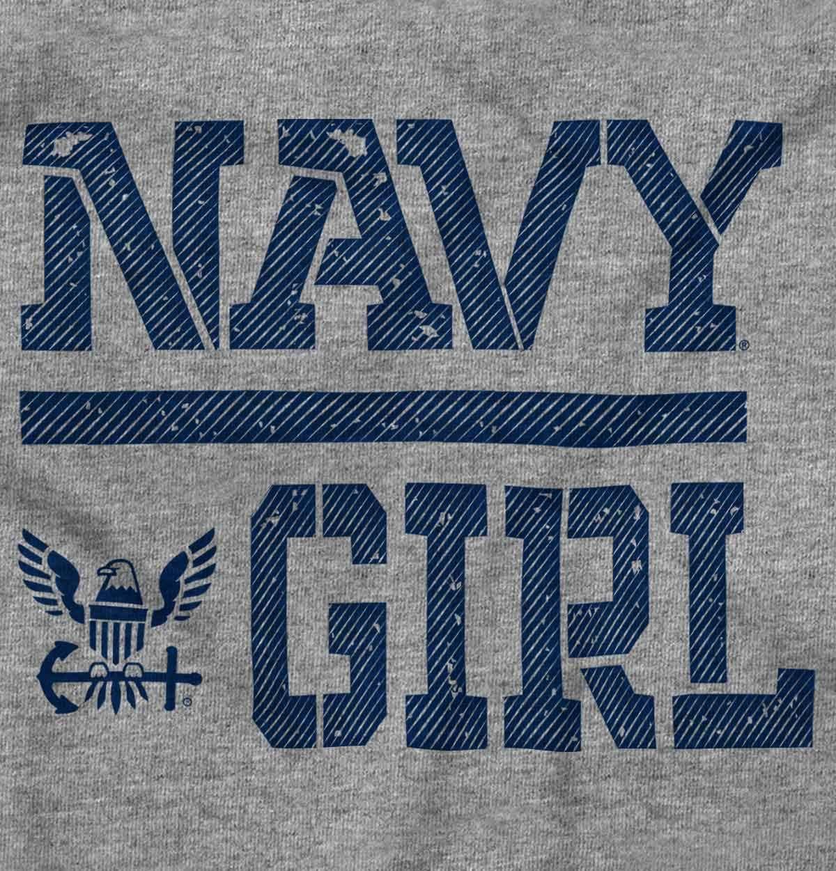 imageBrisco Brands United States Navy Wife Girlfriend Zip Hoodie Sweatshirt WomenSport Grey
