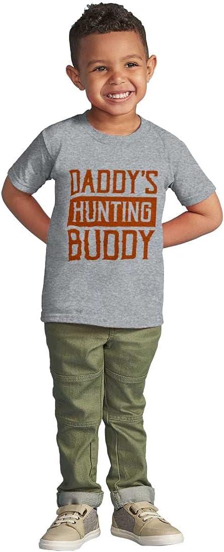 imageDaddys Hunting Buddy Hunters Kiddo Toddler Boy Girl T ShirtHeather