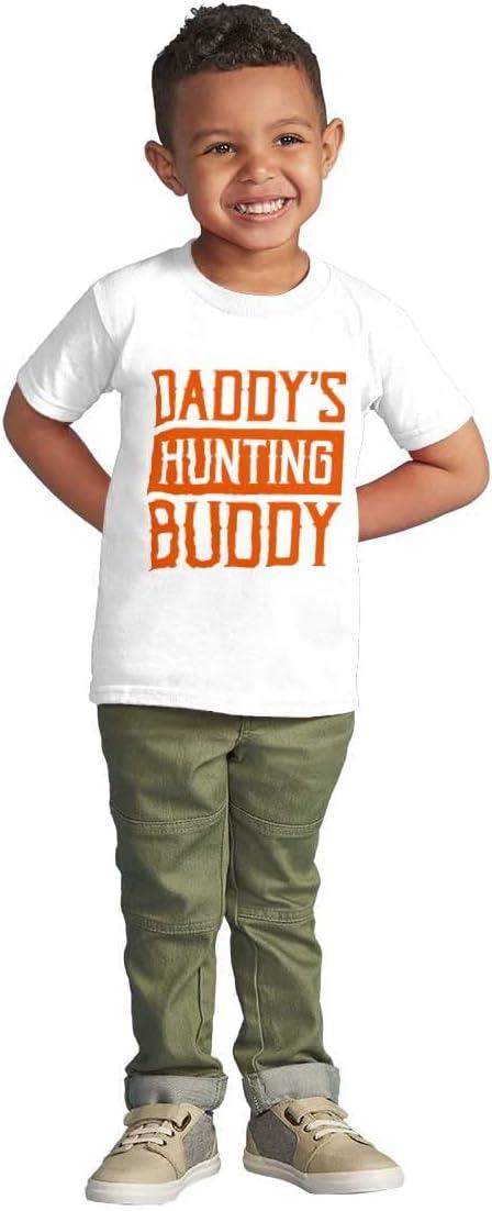 imageDaddys Hunting Buddy Hunters Kiddo Toddler Boy Girl T ShirtWhite