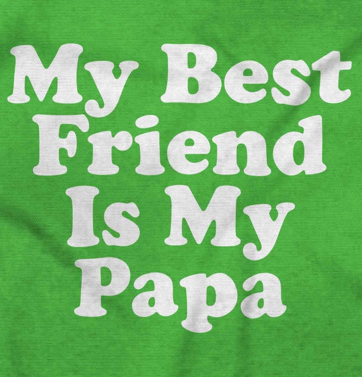 imageFathers Day My Best Friend is Papa Toddler Boy Girl T ShirtApple