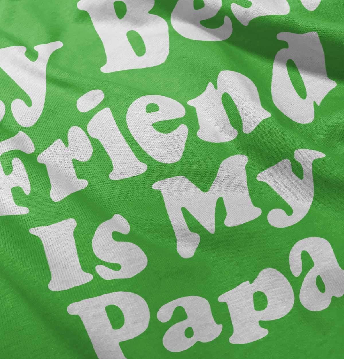 imageFathers Day My Best Friend is Papa Toddler Boy Girl T ShirtApple