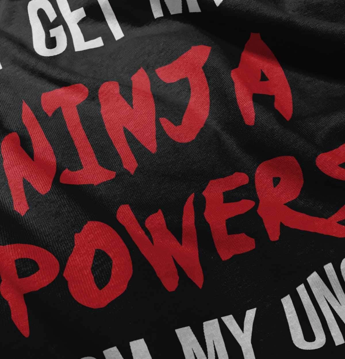 imageGet My Ninja Powers from My Uncle Toddler Boy Girl T ShirtBlack