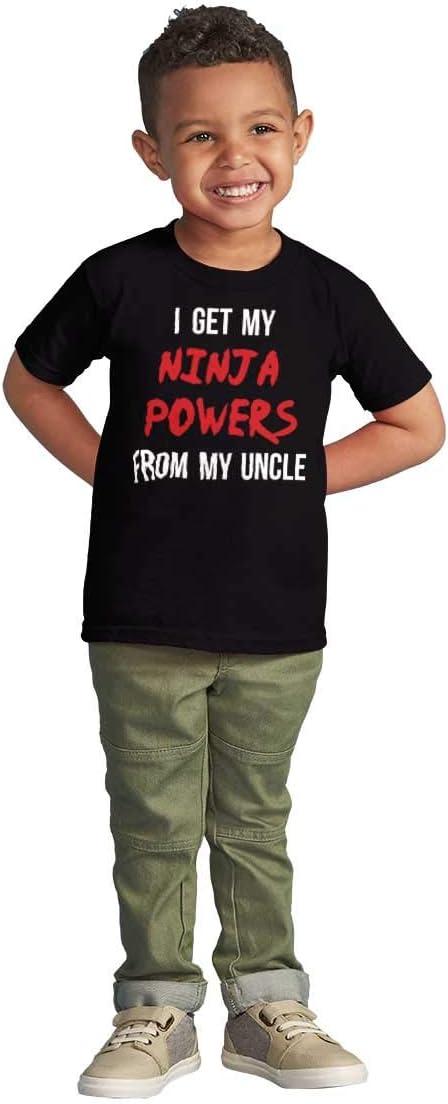 imageGet My Ninja Powers from My Uncle Toddler Boy Girl T ShirtBlack