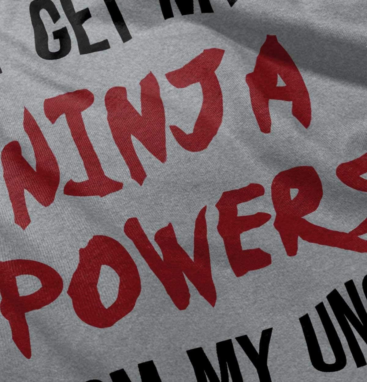 imageGet My Ninja Powers from My Uncle Toddler Boy Girl T ShirtHeather