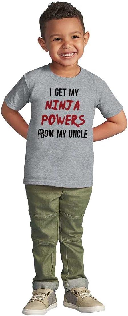 imageGet My Ninja Powers from My Uncle Toddler Boy Girl T ShirtHeather