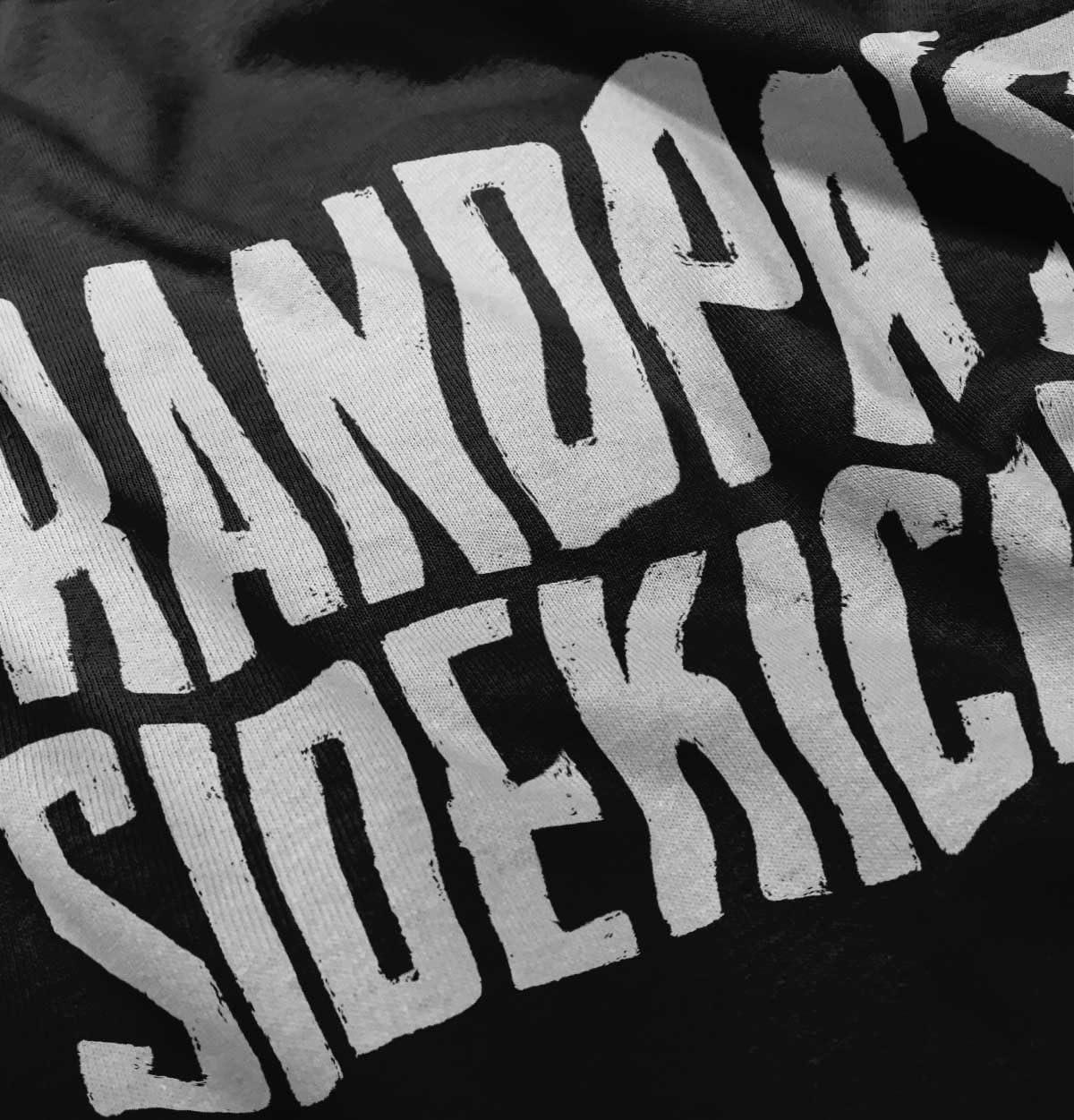 imageGrandpa Sidekick Cute Funny Grandkids Toddler Boy Girl T ShirtBlack