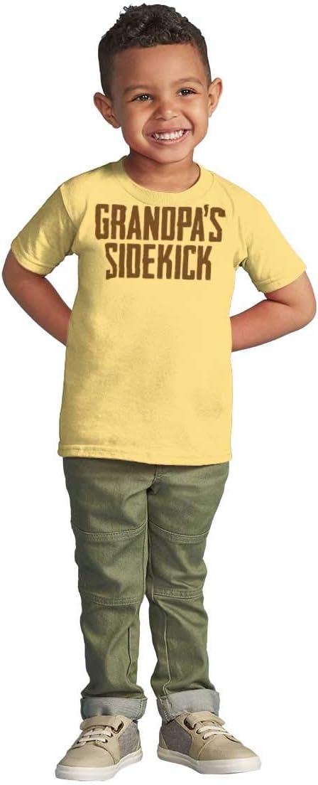 imageGrandpa Sidekick Cute Funny Grandkids Toddler Boy Girl T ShirtButter